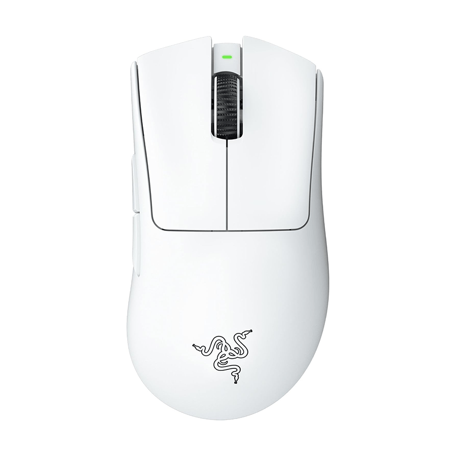 Miš Razer DeathAdder V3 Pro - Ergonomic Wireless Gaming Mouse - White Edition - EU Packaging RZ01-04630200-R3G1