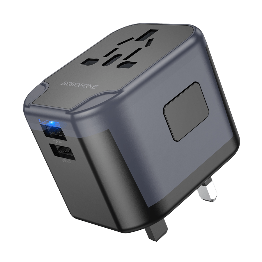 0136085_univerzalni-strujni-adapter-i-usb-punjac-borofone-bac12-leader-3-port1c2a-european-eubritish-ukus-us