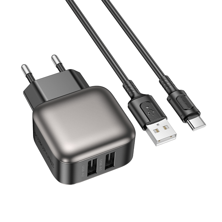 0136093_usb-punjac-sa-kablom-1m-usb-to-type-c-borofone-bas51a-absolute-dual-port-charger-set-type-c-black