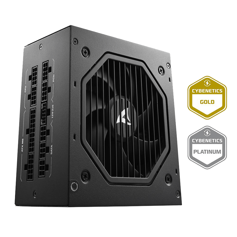 Napojna jedinica SHARKOON gaming Rebel P20 750W ATX 3.1, LLC+DC-to-DC, Fully-Modular, Cybenetics Gold