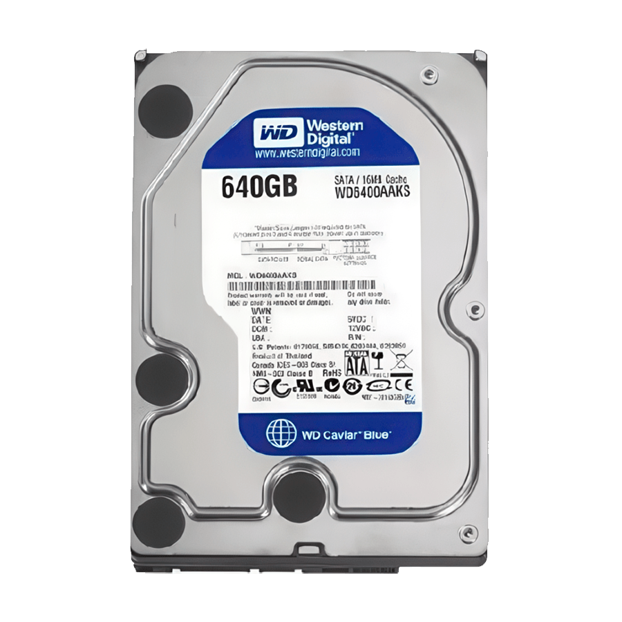 HDD 640GB SATA2 WD6400AAKS-P 16MB Pull 7200RPM Caviar Blue,12mjeseci garancija