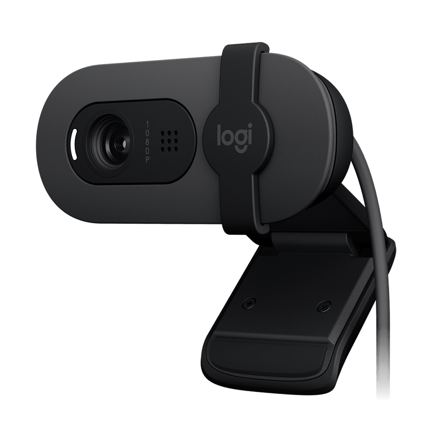 WEB camera LOGITECH Brio 100, USB Black, 1920x1080, 960-001585