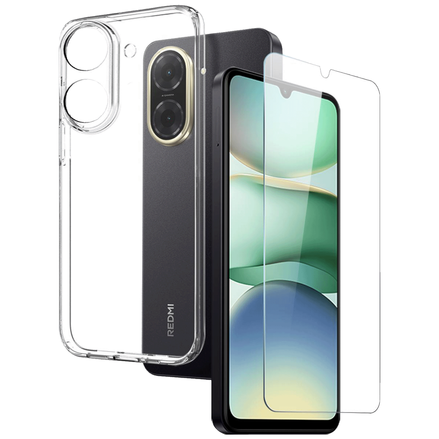 NN-Su Maska za Redmi A5 4G sa sa zaštitom ekrana - Redmi A5 Phone Case;Tempered Glass