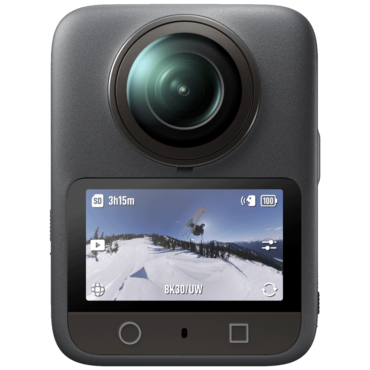 DJI Akcijska kamera, 120 Mpixel, 8K, 2" OLED, 360°, 128GB - Osmo 360 Adventure Combo