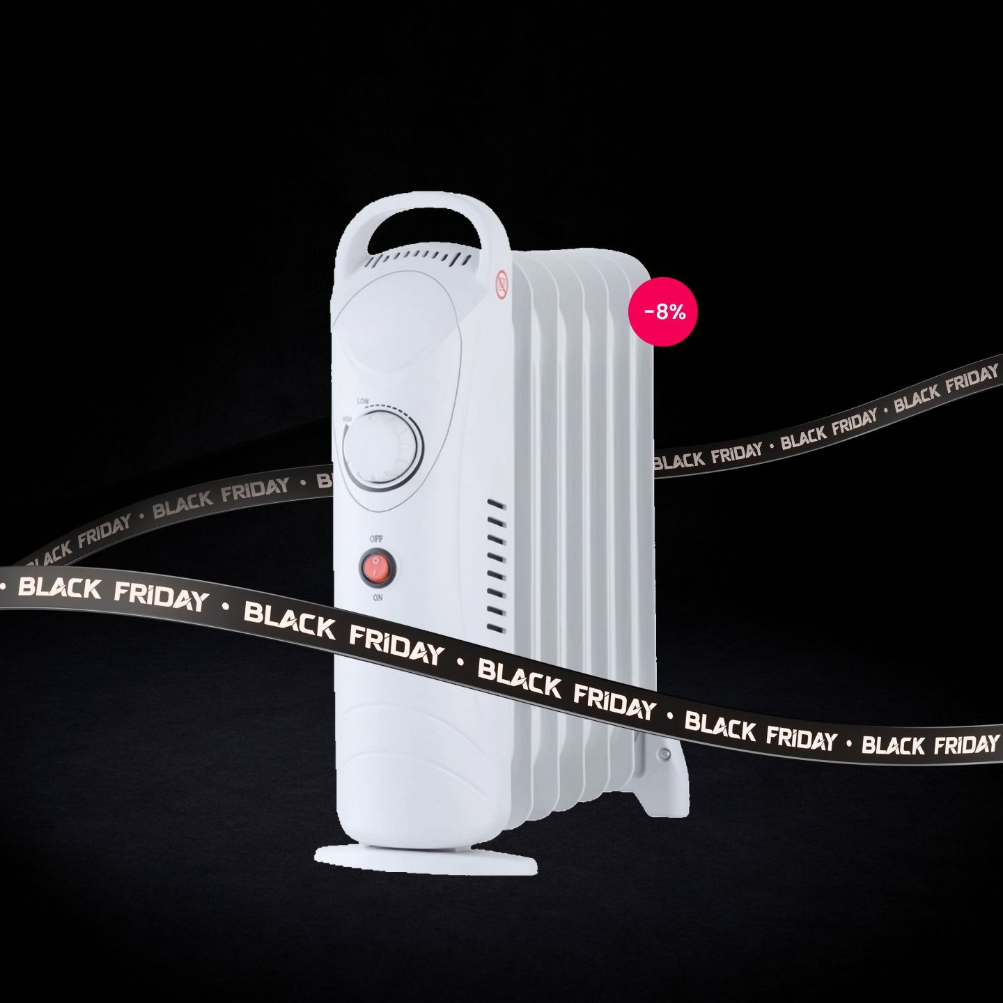 Zilan Radijator uljni, 700 W, 7 rebara - ZLN4980