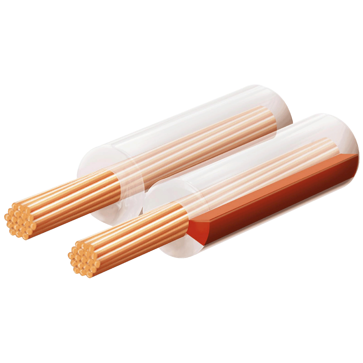 USE Kabel za zvučnike 2 x 0,75 mm, transparent, 100 met. - KLS 0,75T