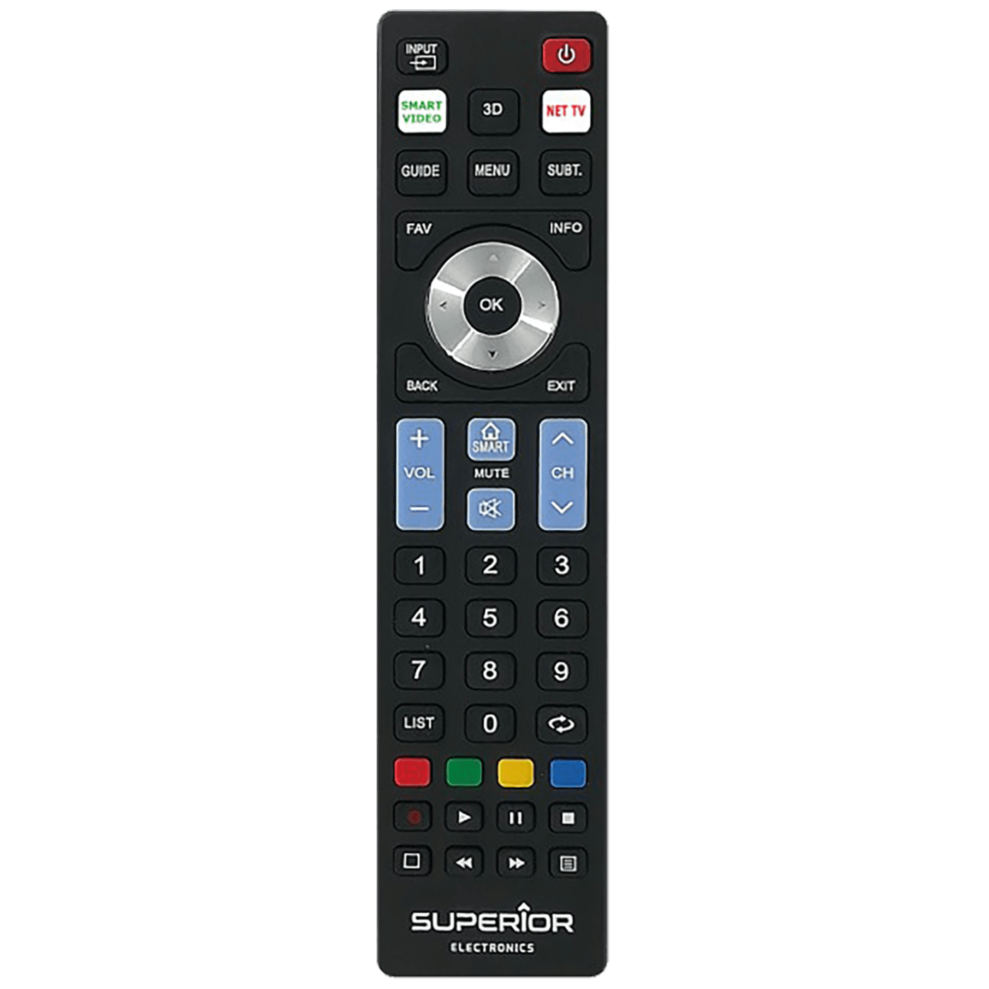 Superior Daljinski upravljač za LG/Sam./Sony/Phi./Pan.smart TV  - RC Ready5