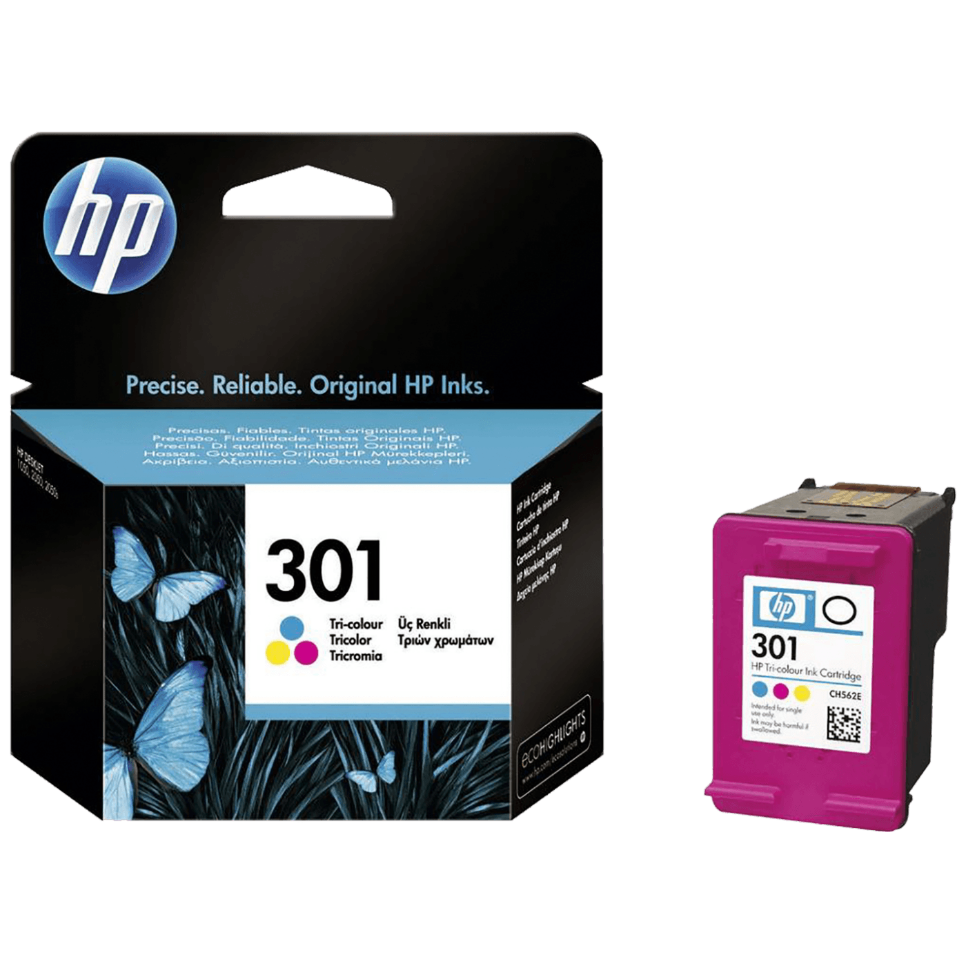HP Tinta 301 (CH562EE), boje , 3ml , 165 stranica 