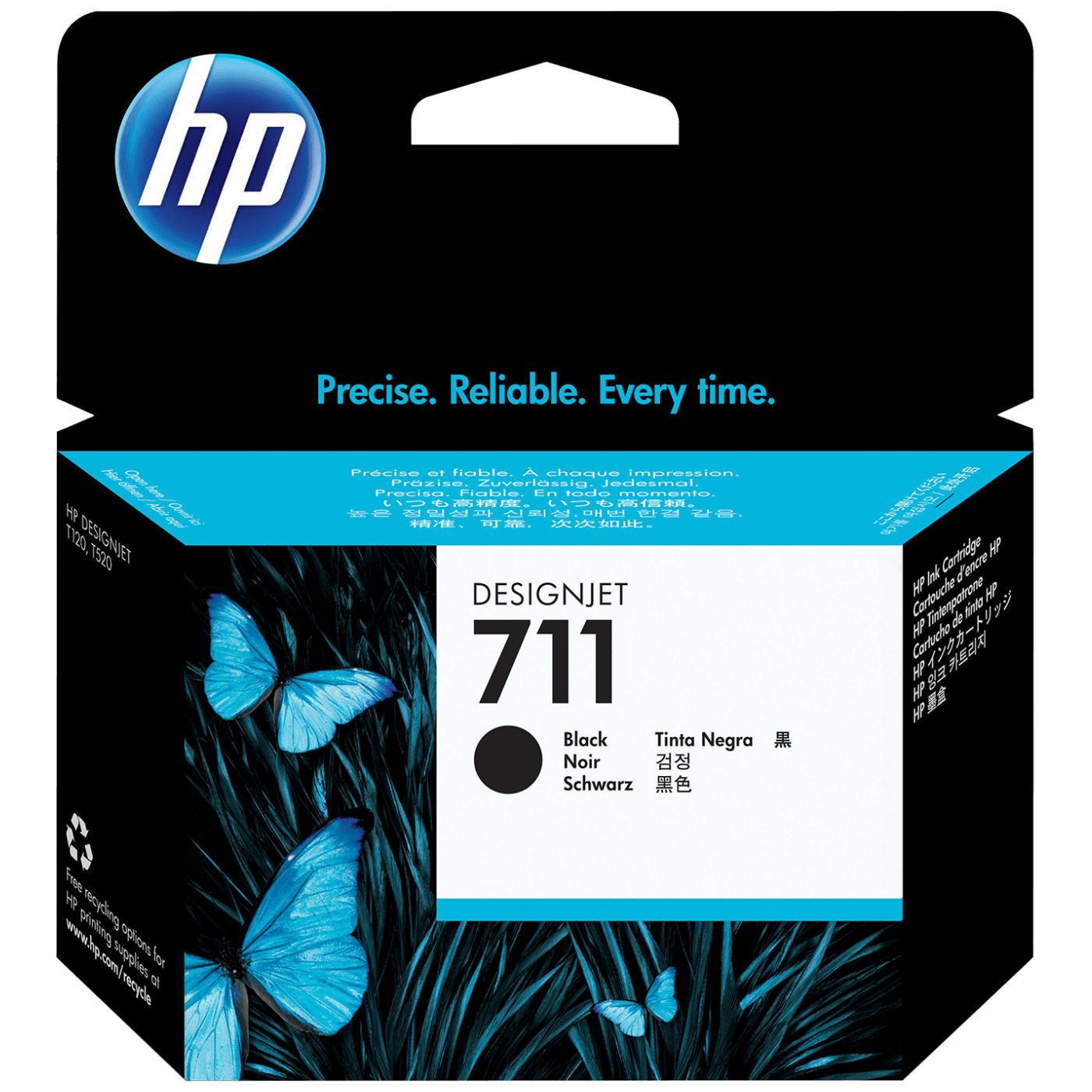 HP Tinta 711 ( CZ129A ), 38 ml, crna