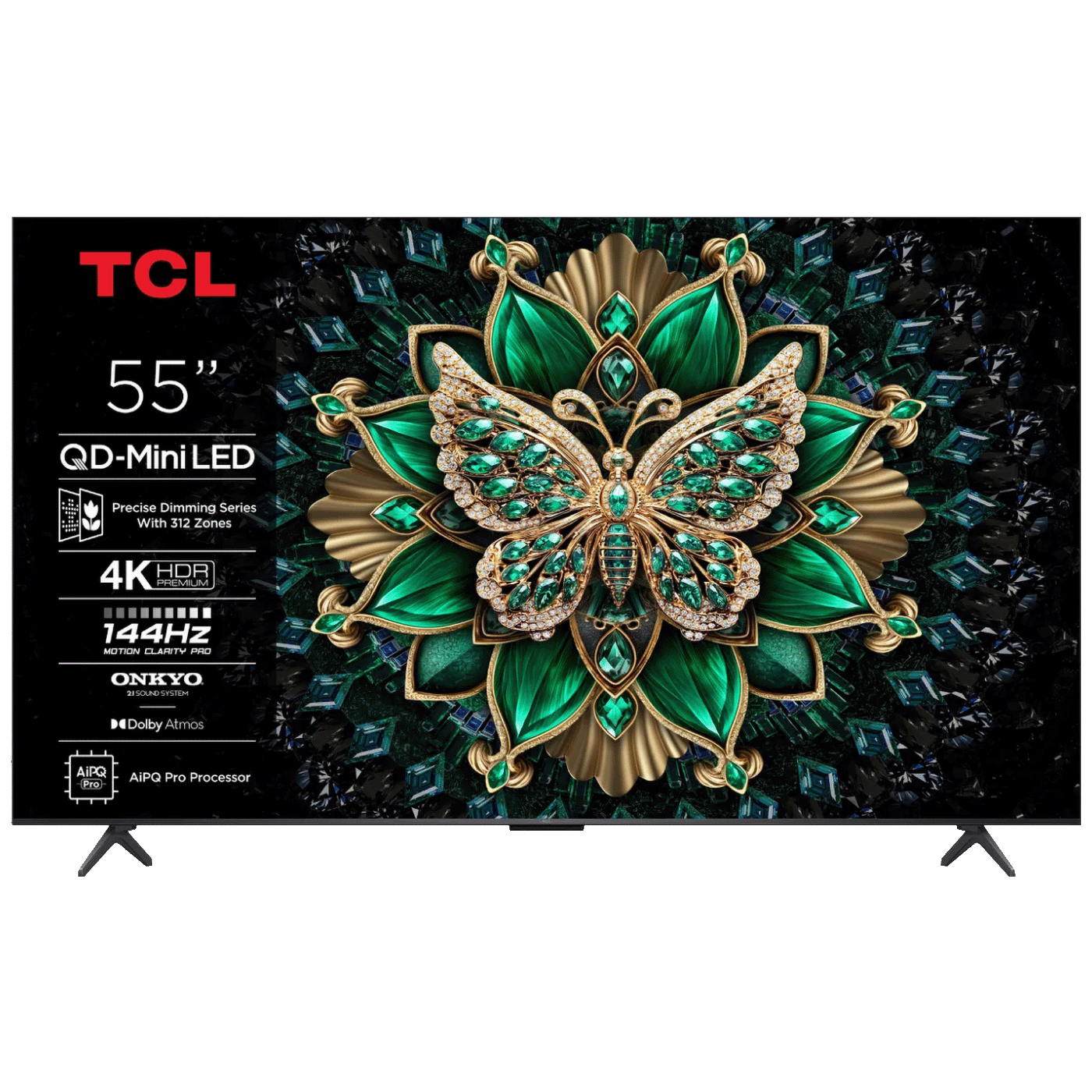 TCL Televizor Smart C6K Premium QD-MiniLED 4K 55", Google TV - 55C6K