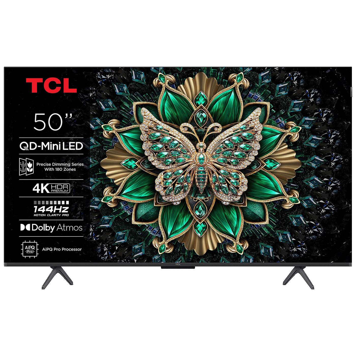 TCL Televizor Smart C6K Premium QD-MiniLED 4K 50", Google TV - 50C6K