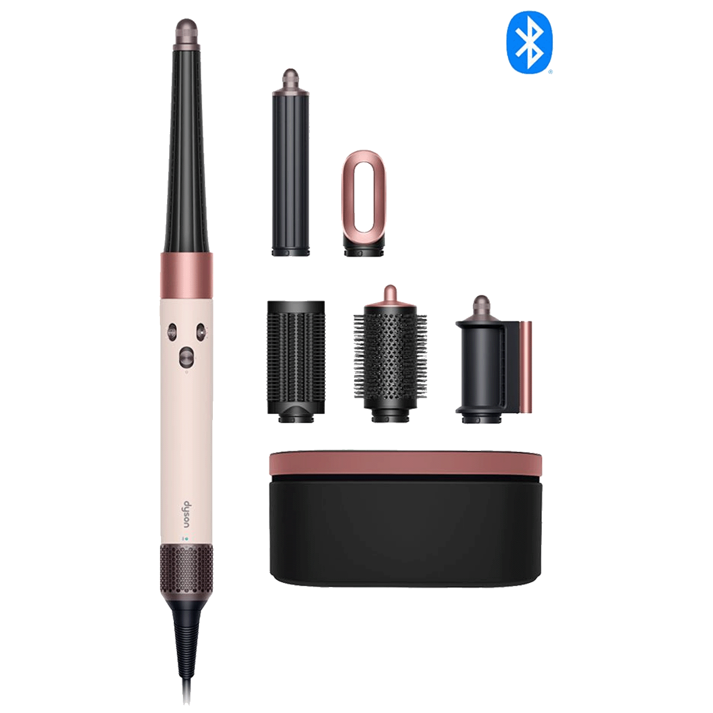 Dyson Uvijač za kosu, 1300 W, kovrče, valovi, ravnanje, sušenje - Airwrap Comp. Pink/Rose Gold+Wavy