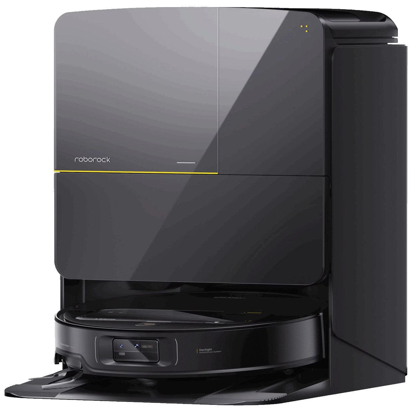 Roborock Robot usisavač sa stanicom za pražnjenje, meh.ruka, 6400mAh - Saros Z70 Black