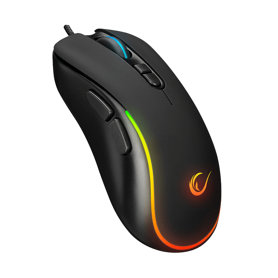 Miš gaming RAMPAGE SMX-R47 X-Jammer V2 USB Black RGB Light 12800 DPI 1000 Hz, 35086
