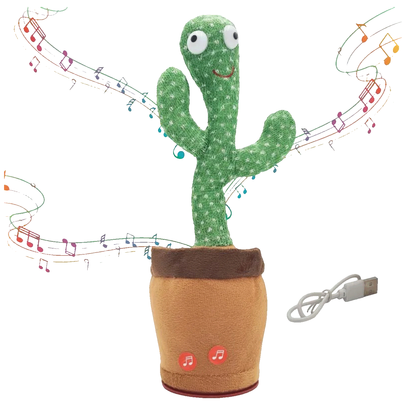 Extralink Igračka kaktus koji pleše i ponavlja riječi, LED efekti - Dancing Cactus Toy