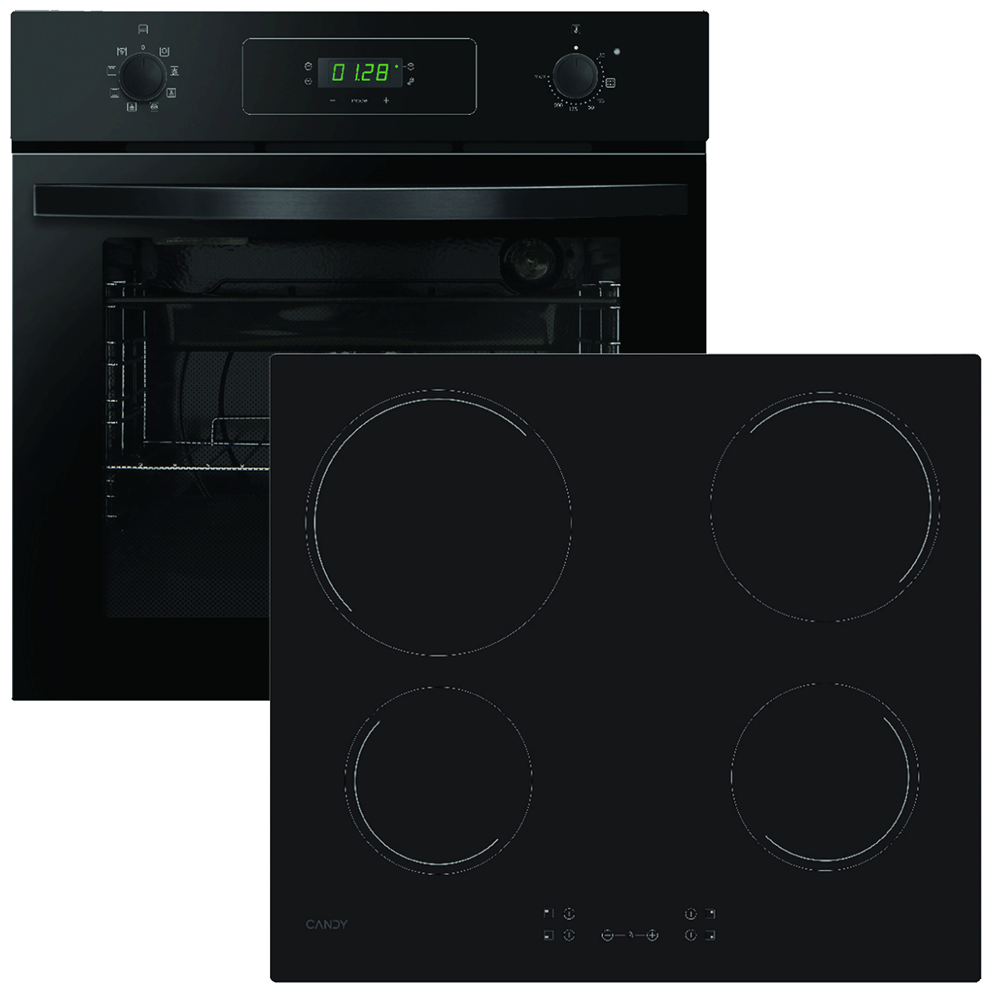 Candy Set ugradbena pećnica / ploča, A+ - 27BCH64CCB