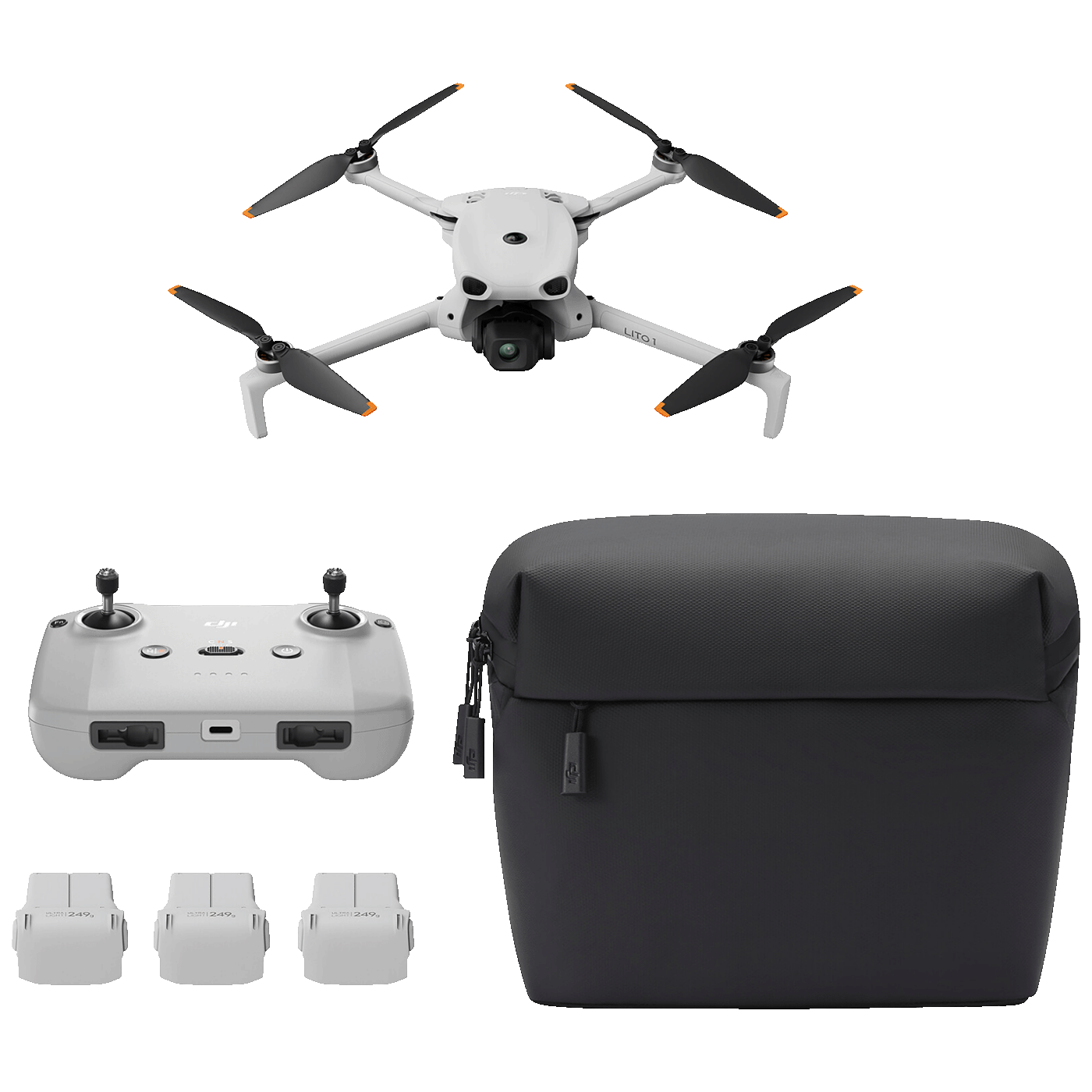 DJI Dron DJI Lito 1 Fly More Combo, set, 4K video, 48 Mpixel - Lito 1 FMC (DJI RC-N3)
