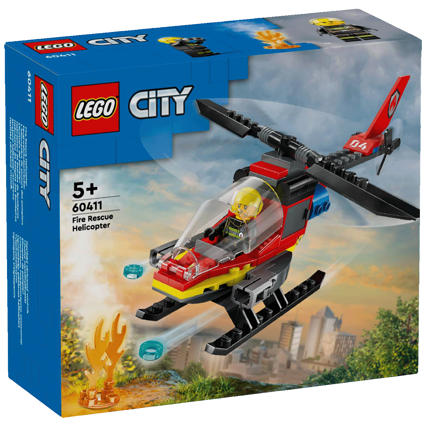 Lego Vatrogasni spasilački helikopter, LEGO City