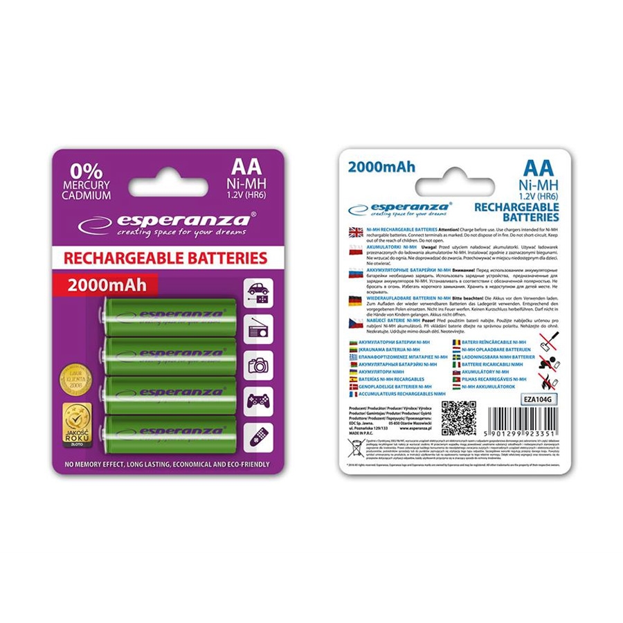 0103246_punjive-baterije-esperanza-rechargeable-ni-mh-aa-2000mah-4kom-green-eza104g