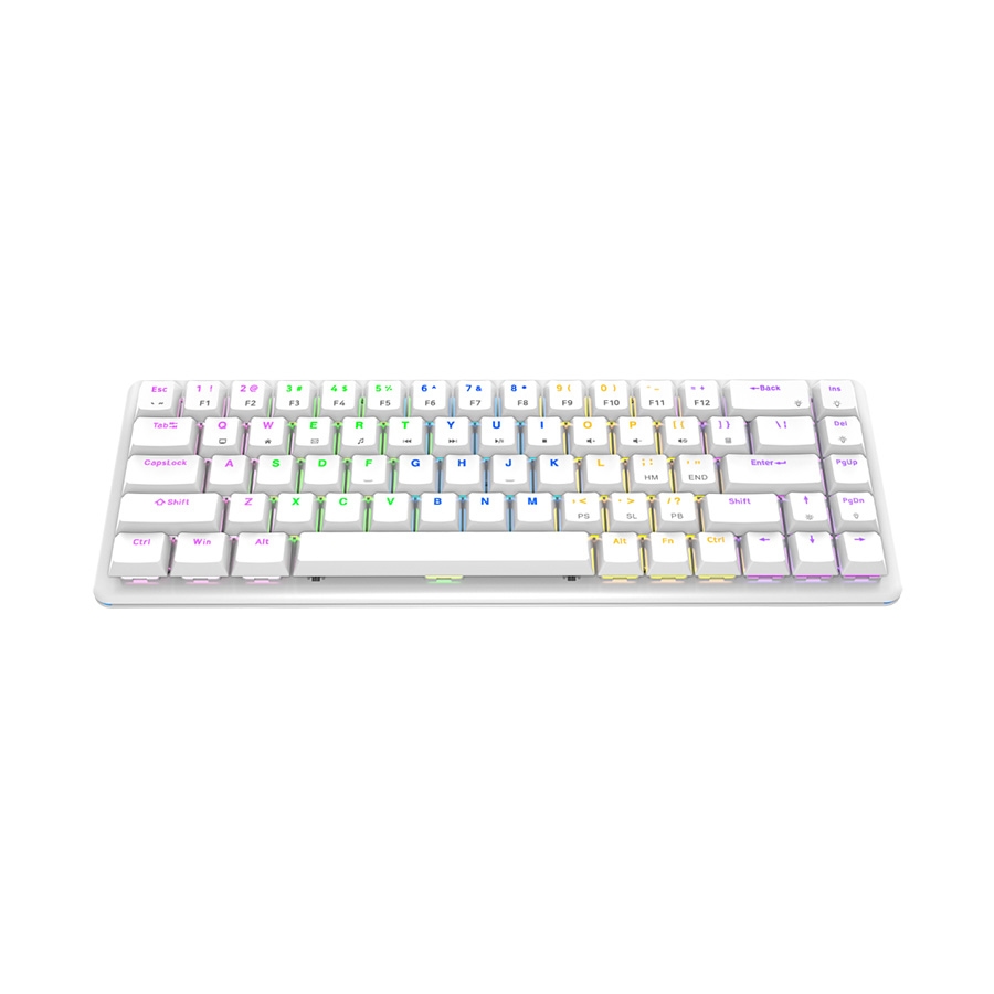 0124266_tastatura-gaming-rampage-rebel-white-mechanical-low-profile-blue-switch-us-layout-rainbow