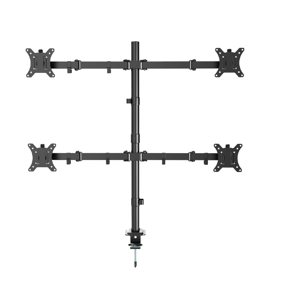 0138808_nosac-za-cetri-monitora-gembird-ma-d4-01-montaza-na-stol-tilting-swivel-13-32-up-to-10-kg